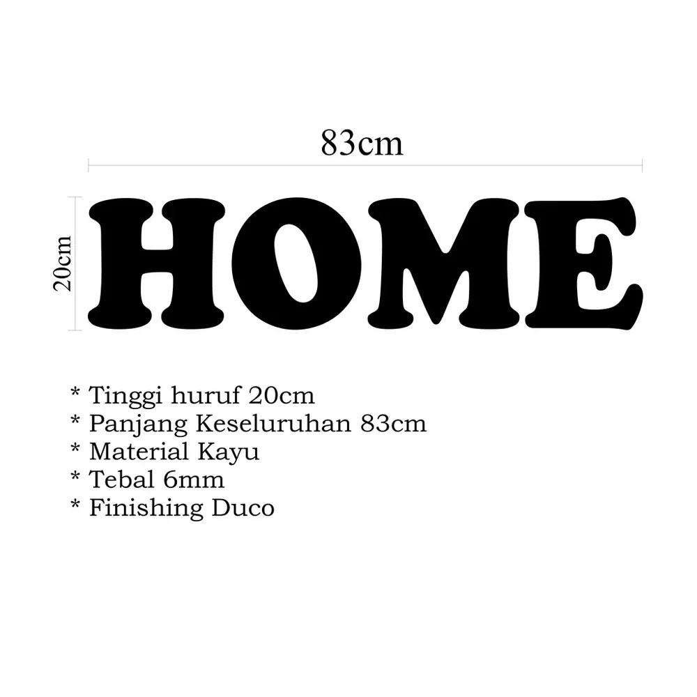Hiasan Dinding Love Ruang Tamu