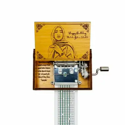Kotak Musik Custom Musik dan Foto
