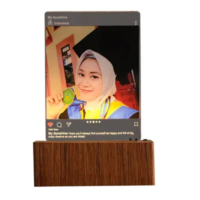 Lampu Akrilik LED Musik Custom
